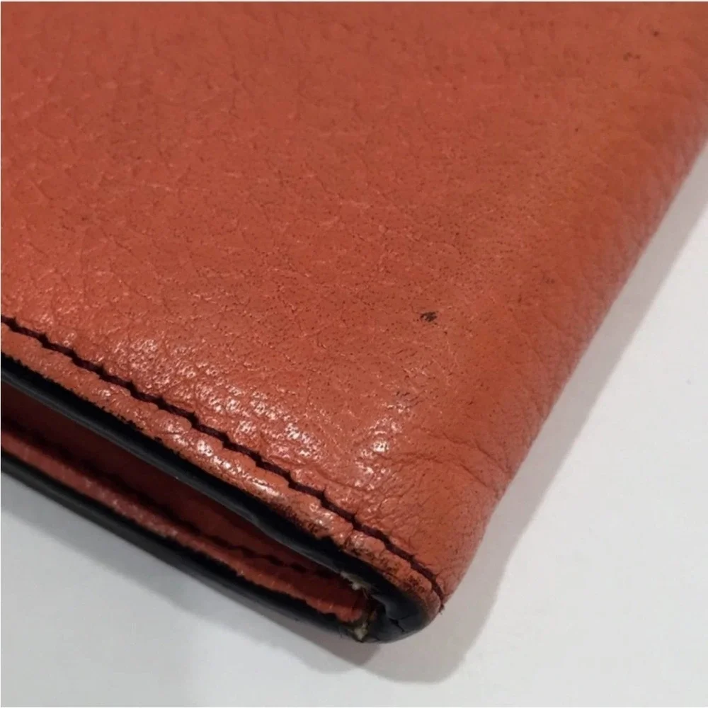 Chloe Tricolor Leather Envelope Snap Wallet
